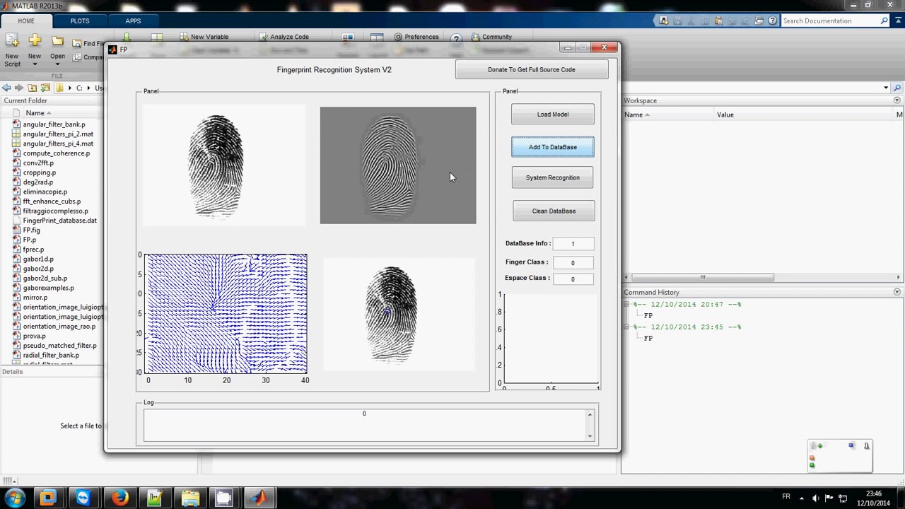 Cara Penggunaan Aplikasi Fingerprint Recognition - YouTube