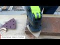 how to use triangle oscillating multi tool for metal grinding