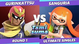 TAMISUMA 183 SSBU - Gurinkattsu (Captain Falcon) Vs. Sanguria (Inkling) Smash Ultimate Round 1