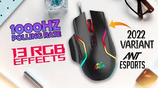 Ant Esports GM320 Wired Gaming Mouse | Detailed Review | 14 RGB Effects Shown !!