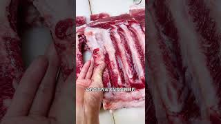 教粉丝正确挑选好排骨！你学会了吗？#阿浩教你选猪肉 #买猪肉怎么挑选好肉