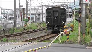 JR九州　817系V011　国分駅～鹿児島中央駅（6941M）鹿児島中央駅～川内駅（2438M）