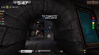 Quake Live: tol vs Zhir aero comeback sick SG frag at the end