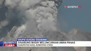 Hari Ini Gunung Sinabung Erupsi 4 Kali