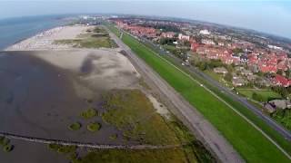 DJI Phantom Norddeich  und  Greetsiel aus der  Vogelperspektive