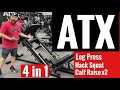 Best Home Gym Leg Machine 2025? ATX Leg Press / Hack Squat / Calf Raise review | German Engineering