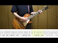 red hot chili peppers fortune faded full guitar cover with tabs