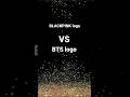 Blackpink logo VS BTS logo #shorts