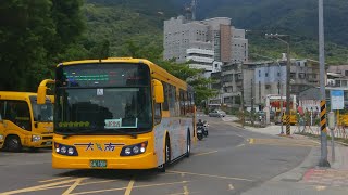 (4K) 大南汽車承德幹線 (終點站) 北投站出站(EAL-1059)