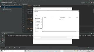 Simple Python IDE using Tkinter