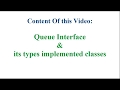 Java 16  | Queue Interface