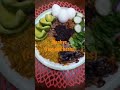 Waakye (Rice & beans) with Spicy Shito. Ghana Cuisine