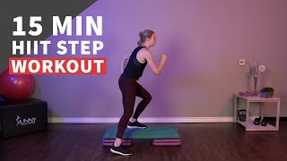 15 Min HIIT Step Workout for Beginners