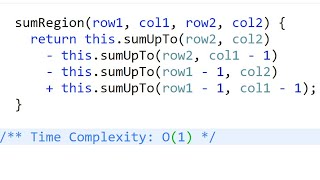 LeetCode 304. [Medium] Range Sum Query 2D - Immutable