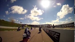 A Crash at the VRRA Vintage Motorcycle Festival at CTMP