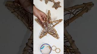 Tree branches craft for christmas decoration #diy #treebranches #christmas #decor #bestdiyideas