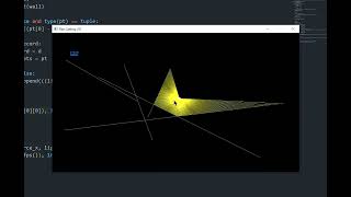 Ray casting 2D in python
