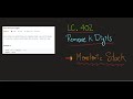 LeetCode | 402. Remove K Digits | Monotonic Stack | Stack