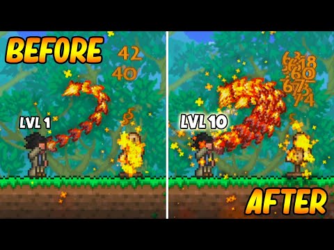 Terraria, But Damaging Enemies UPGRADE My Whips…