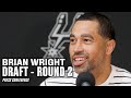 San Antonio Spurs' Brian Wright's Post-Draft Press Conference | 06.27.2024