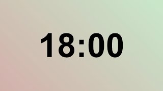 18 Minute Timer with Bomb Blast Finale Countdown with Explosive Finish