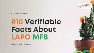 10 Verifiable Facts About LAPO MfB - Avoid Fake News