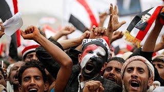 Huge rally in Sanaa in support of Houthis and former Yemen President Saleh