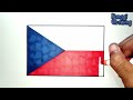 How to Draw The Flag of Czech Republic