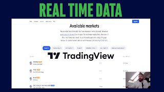 How To Get ES And NQ E-MINI FUTURES Real Time Data On TRADING VIEW!!