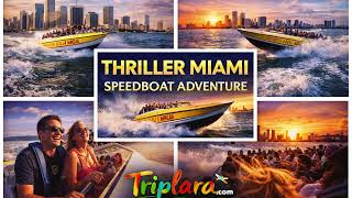 Thriller Miami Speedboat Adventure 🚤⚡ | High Speed Ride & Skyline Views | Audio Guide | Triplara.com
