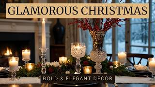 Glamorous Holiday Season: Stunning Bold and Elegant Christmas Décor Inspirations! 🎄✨