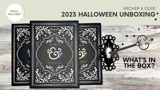 Archer and Olive Halloween 2023 Unboxing