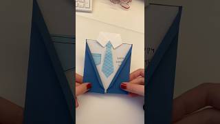 DIY 3D shirt gift card tutorial - cute and easy gift for dad (last minute Father’s Day gift idea)