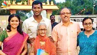 Keerthi Suresh's REAL family in Sandakozhi 2 Shooting Spot | Vishal Movie Latest News