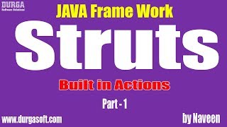 java struts tutorial|Java Framework|Built in Actions Part - 4 by Naveen