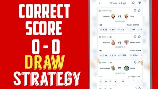 HOW TO PREDICT CORRECT SCORE | DRAW BETS EASILY