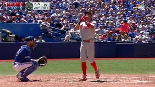 PHI@TOR: C. Hernandez hits solo shot to right-center