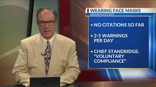 Abilene PD has issued no 'mask mandate' citations