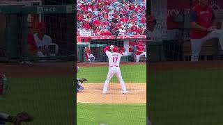 Shohei Ohtani yelling at a foul ball.  #shoheiohtani