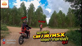 StyleMoto: 3คันในป่า CRF/JR/MSX ตามหาบึงน้ำ (ระหว่างทางโครตมัน!!) Ep.1