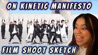 BTS 'ON' Kinetic Manifesto Film Shoot Sketch REACTION!💜