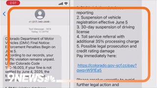 Colorado DMV warns of new text scam