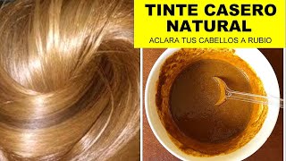 💛Como aclarar tu cabello en casa NATURALMENTE sin la ayuda de químicos*¡Cabello rubio y brillante!