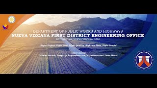 Procurement Livestream for DPWH Nueva Vizcaya 1st DEO on January 23, 2025