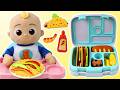 Cocomelon JJ Packs Bento Lunch Box for School Field Trip!
