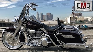 CMC Motorsports California Gangster Style Harley-Davidson Black Cherry Road King