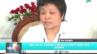 NewsLife: BIR: 5% of cigarettes sold don't have tax stamps || Oct. 12, 2015