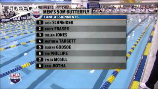 Men's 50m Butterfly A Final - 2012 Charlotte Grand Prix