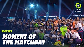 Champions PSG celebrate their record-breaking 11th French title! Week 38 - Ligue 1 Uber Eats / 22-23