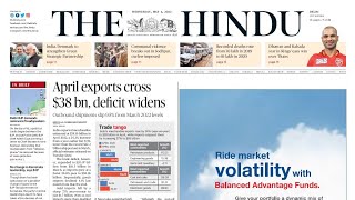 4 May 2022 | The Hindu Newspaper Analysis #Todays Current Affairs #UPSC Current Affairs Today